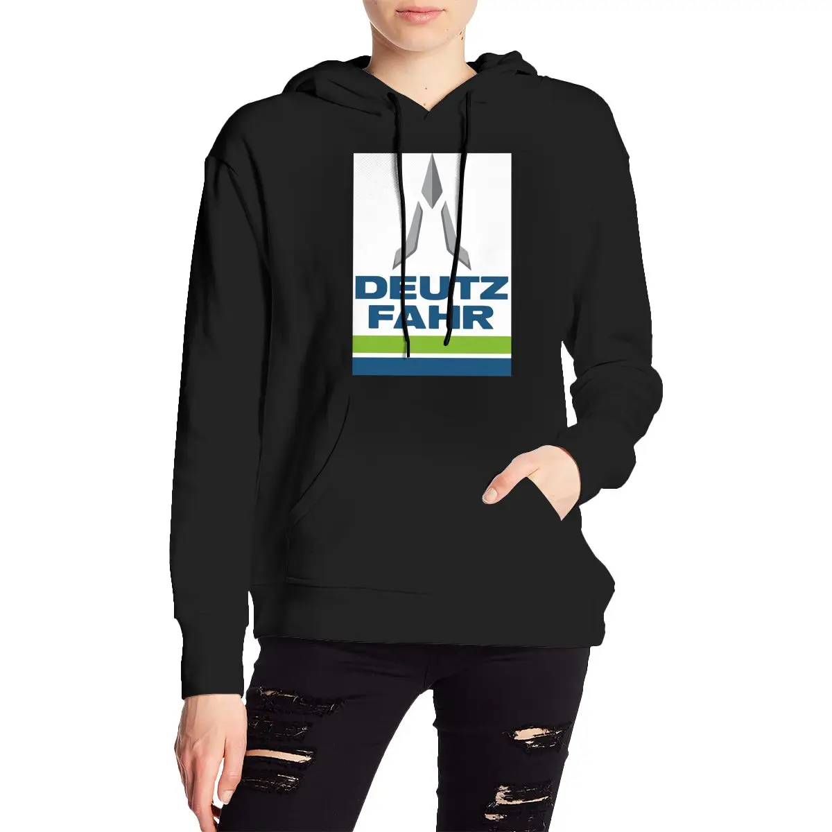 

Толстовки с логотипом Deutz Fahr, пуловер в стиле Харадзюку, осень-зима, мужские и женские толстовки для пар, топы с длинными рукавами