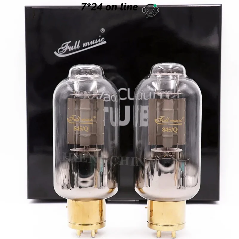 T-057 Fullmusic Premium 845/Q Vacuum Tube Unique Carbon Plate Upgrade Replace 845 845b Tubes Factory Matched Pair