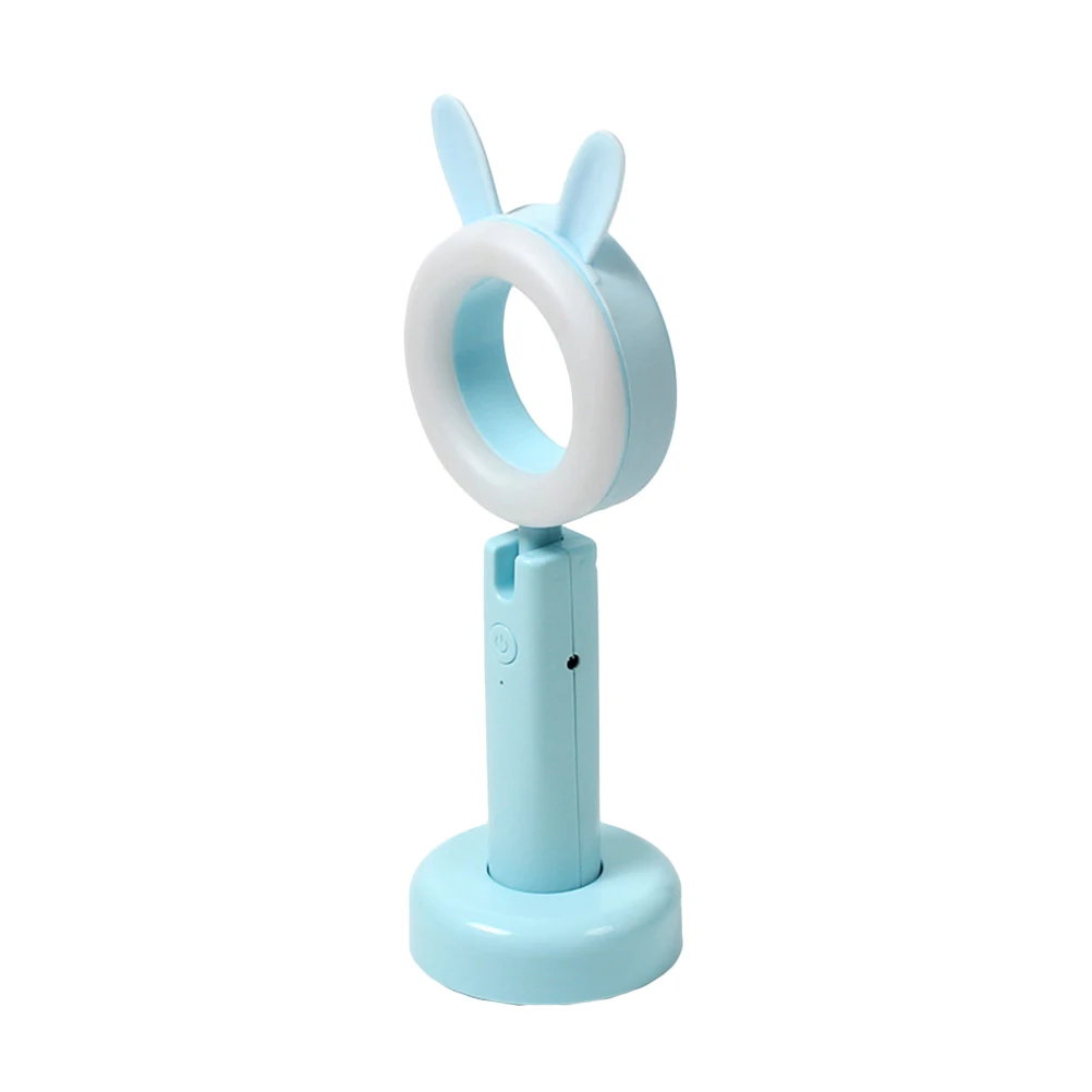Rabbit Small Light Creative Students Learning Table Lamp Decorative Bedside Home Office LED Energy Home Decor Lamp Gift