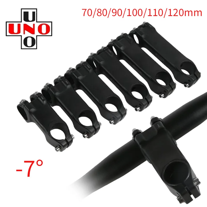 

Вынос Uno 31,8 для горного и шоссейного велосипеда, вынос руля-7 градусов, сверхлегкий вынос для горного велосипеда, 70 мм, алюминиевый сплав, велосипедный стол