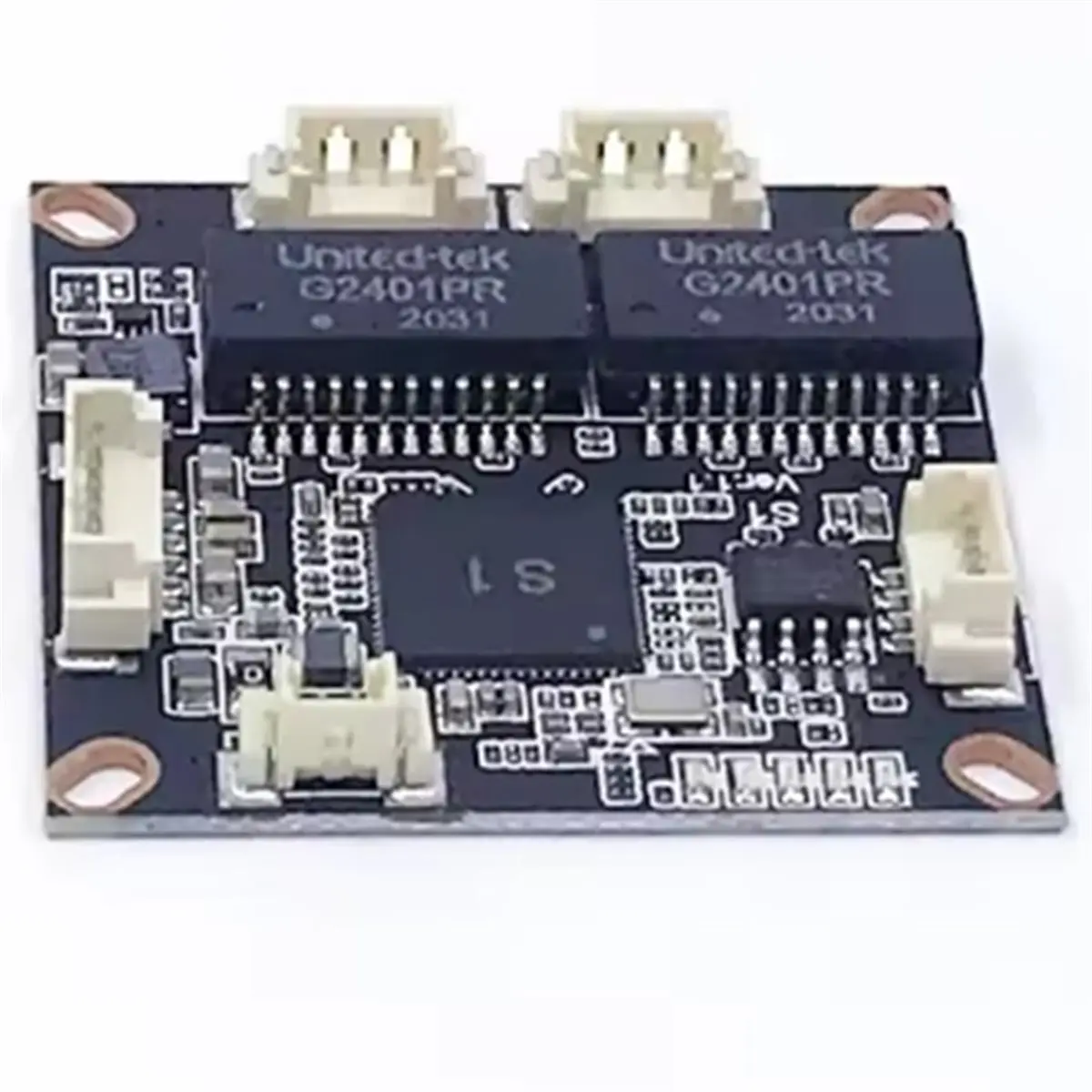 38mm Ethernet Switch Industrial 4 Port 10/100M Network Ethernet Switch Power Input Temperature-40 to 75℃ 5-12V
