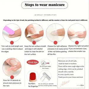 24 قطعة أنيقة من اللوز الأسود اضغط على مسمار مع لؤلؤة القلب والقوس لهجات - لمسة نهائية لامعة قصيرة الطول قابلة للإزالة أظافر صناعية للنساء أعلى 12 مبيعات أظافر صناعية سوداء - No8