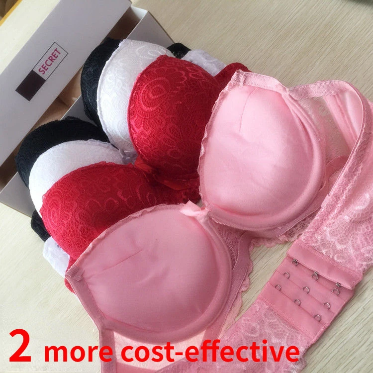 Female underwear Small Bra Without Steel Ring, Thickened Underwear Sexy bra Extra Thick 12cm Bra Side Breast