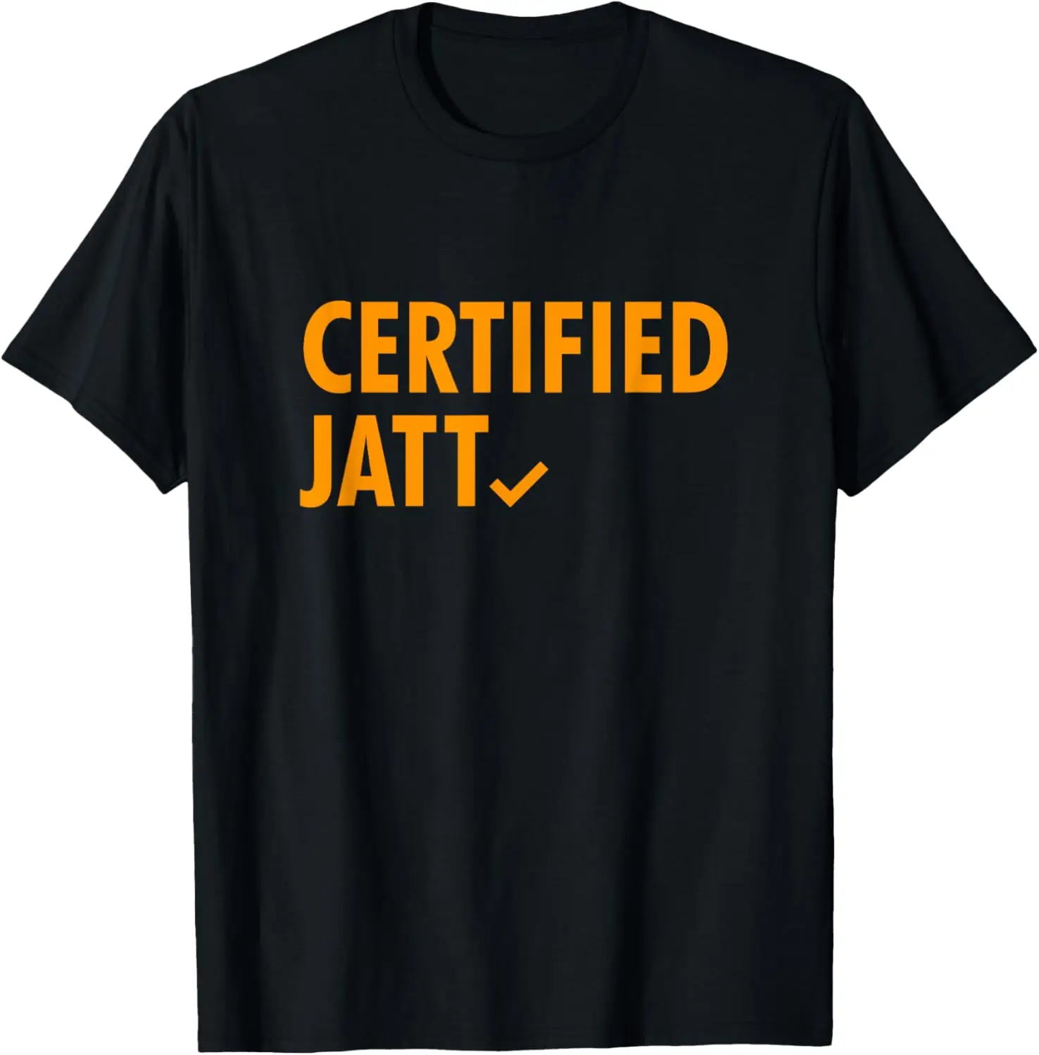 Jatt certificado - camiseta del orgullo punjabi