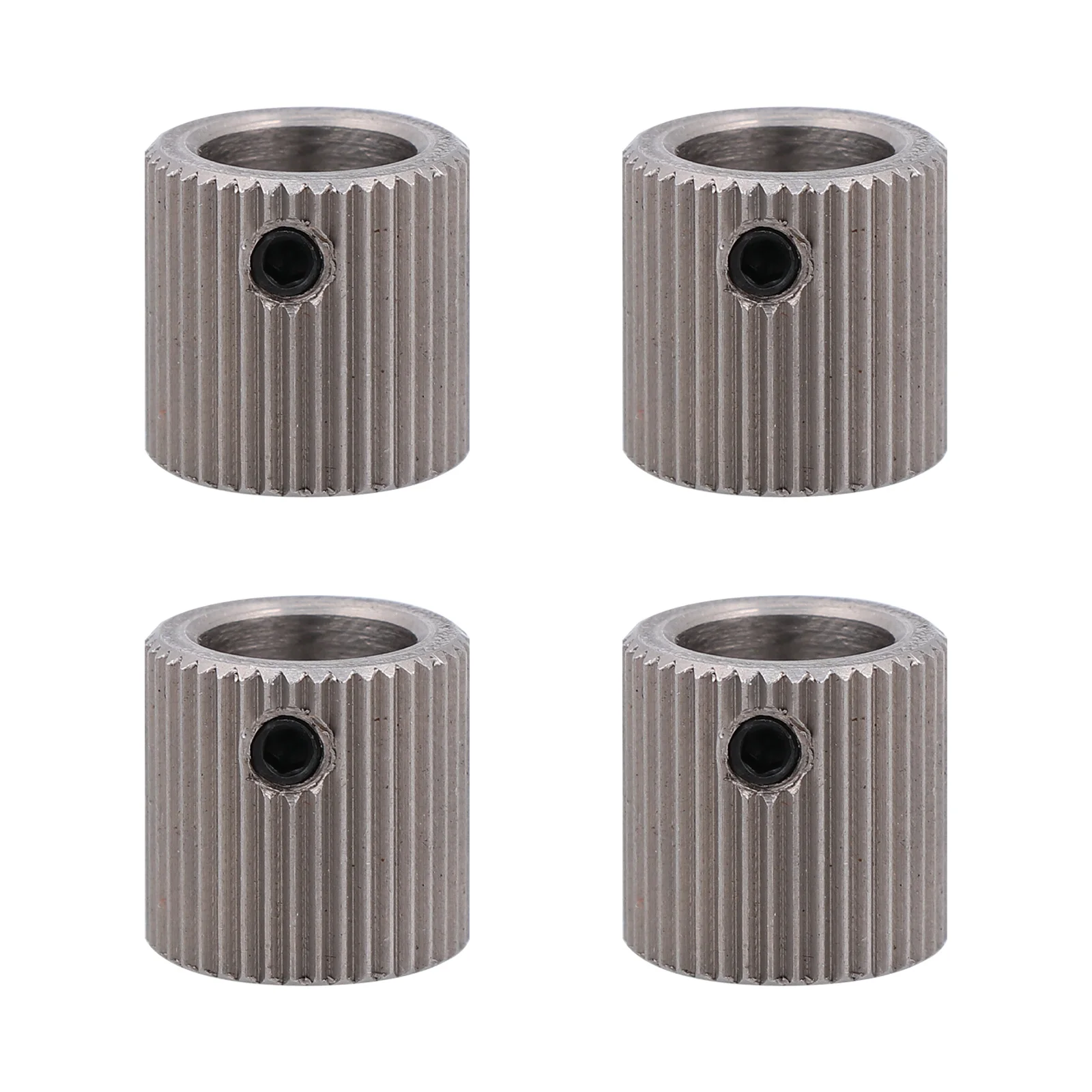 4pcs Inner Hole Reducer Extruder Feeding Wheel For 3D Printer Stainless Steel 40 Teeth 3D Printer Feeding Gear