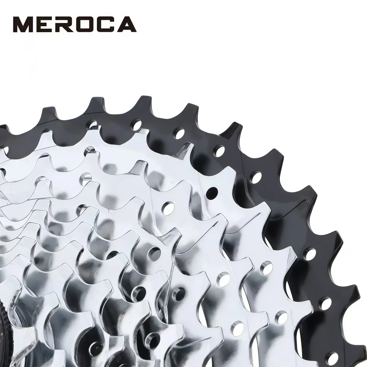 MEROCA Threaded Freewheel – 6/7/8/9/10 Speed Screw‑On Bike Freewheel 3‑Layer Nickel‑Chrome Plating For 18–30 Speed Drivetrains