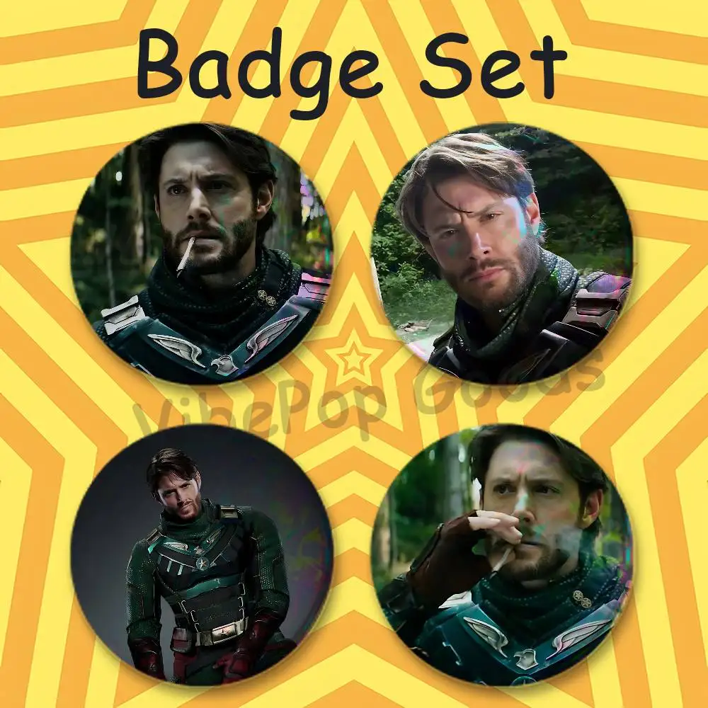 S-Soldier B-Boy Custom Mini Pill Badge 25mm Button Pins 4-Piece Set 75mm Oversized Pin Badge 2.25 Inch