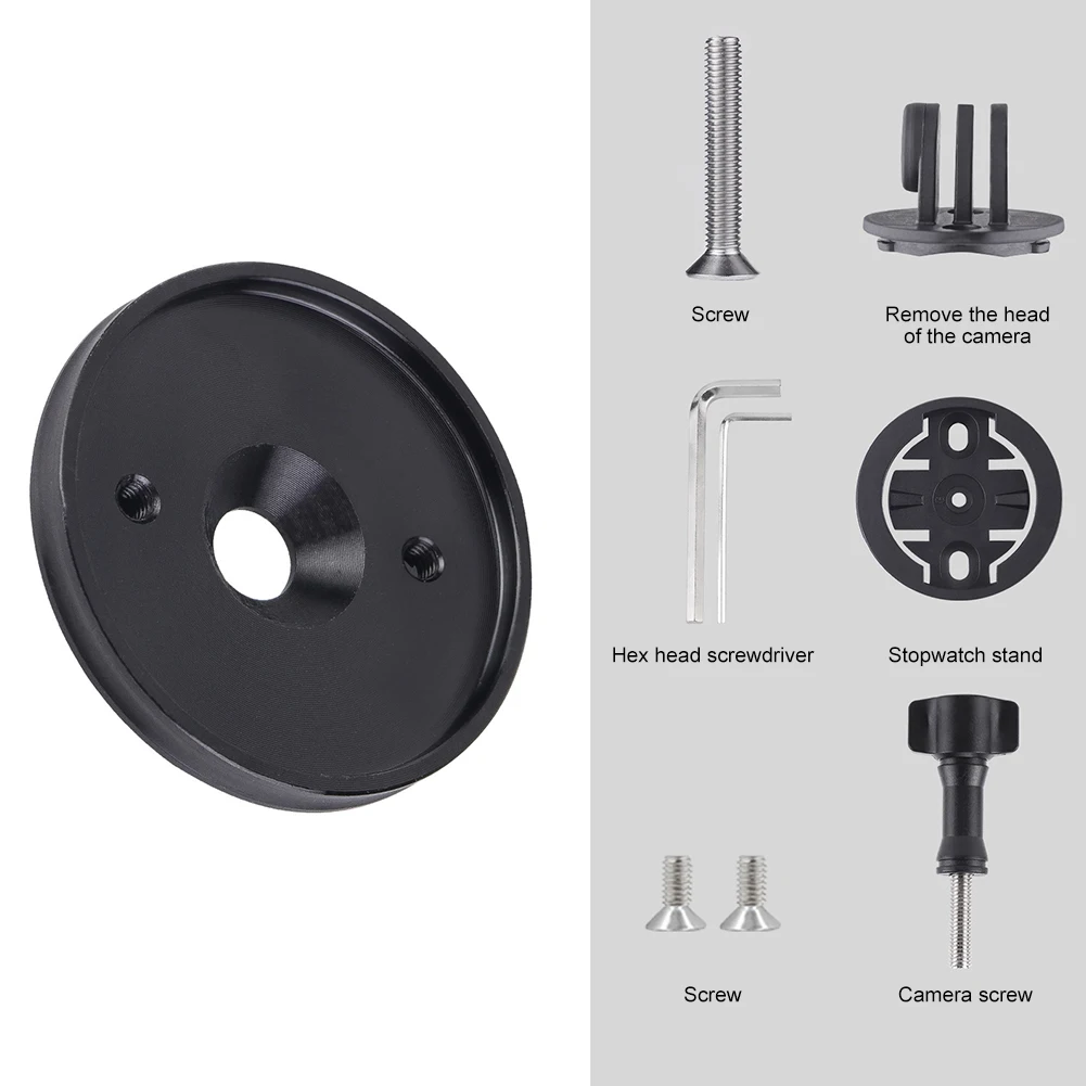 حامل كاميرا الدراجة مقاوم للماء للدراجة، حامل عداد السرعة متعدد الوظائف لركوب الدراجات للرياضات الخارجية #6