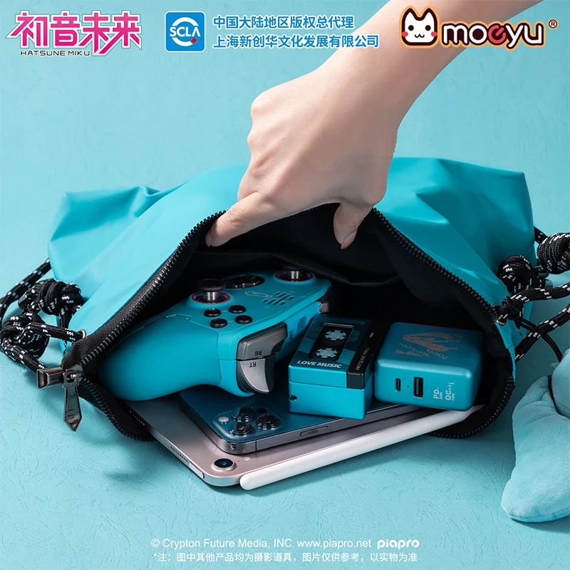 Moeyu Vocaloid Cosplay Miku torba na ramię typu crossbody Ita torba kobiety mężczyźni śliczna torebka Hatsune torby z grubej bawełny Anime prezent