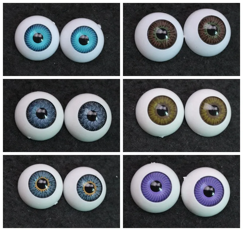 20mm doll eyes sd bjd Reborn doll eyes comic Cartoon eyeball eyesball Acrylic Accessories  plastic Y08910111213