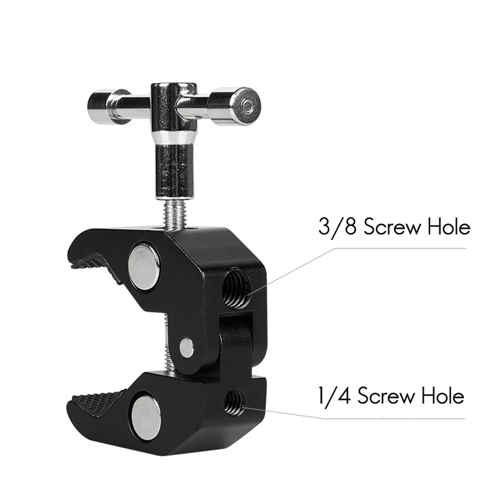 كاميرا مفصلية ذراع سحرية ، شاشة LCD ، فلاش ميكروفون ، حامل إضاءة ، أجزاء phography ، مشبك ، 20 بوصة