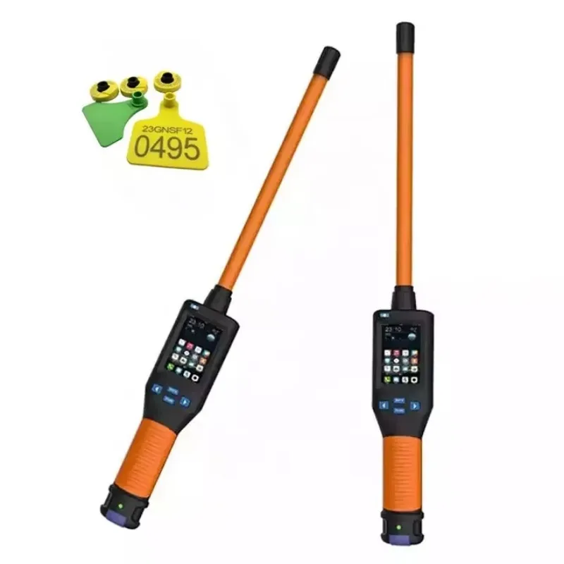 134.2khz Animal Reader Animal Scanner For Cattle Sheep Livestock RFID Ear Tag Microchip Foot Ring RFID Stick Reader