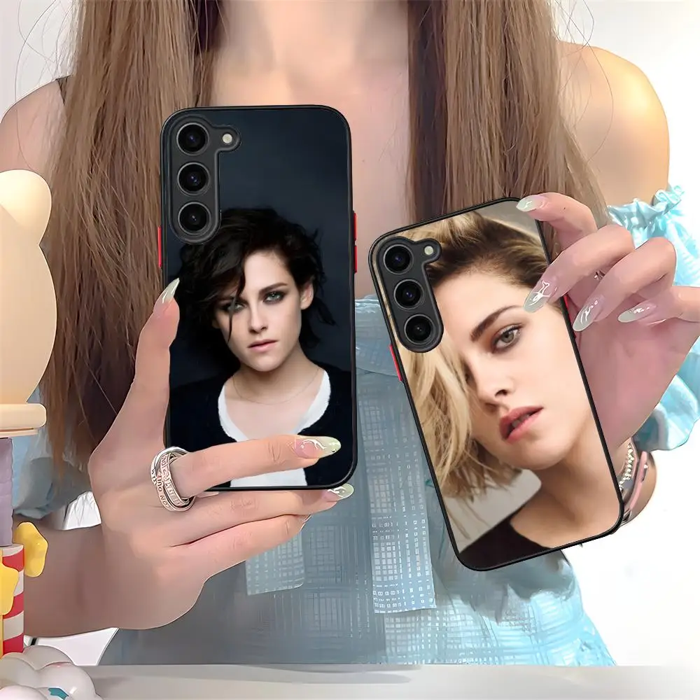 Kristen Stewart Phone Case for Samsung Galaxy S26 S25 S24 S23 S22 S21 Plus FE Ultra Skin Feel Shockproof Cover