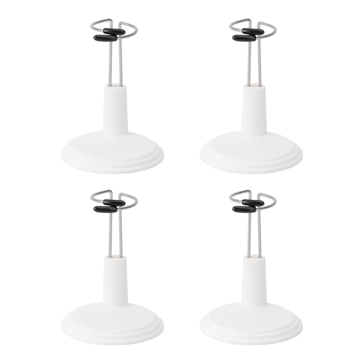 

4 Pcs Black Stand Support for Dolls Accessories Girls Storage Rack Portable Reborn Baby