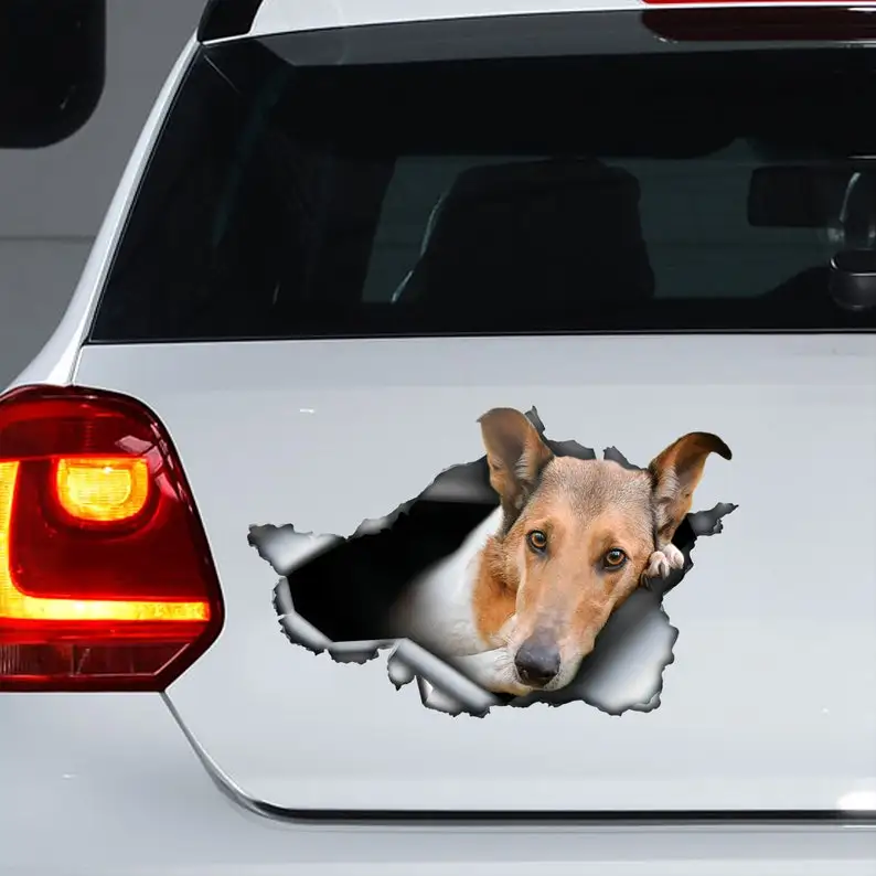 Smooth Collie decal , Smooth Collie sticker, Collie magnet