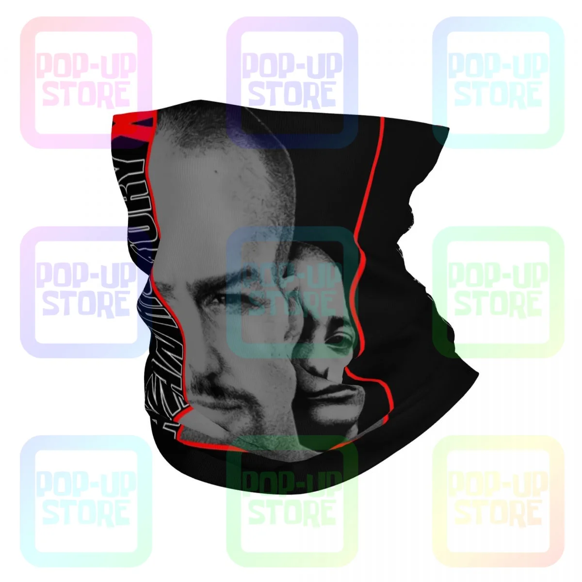 American History X Retro Movie Neck Gaiter Bandana Scarf Face Mask Warmer Half Mask Outdoor Sports