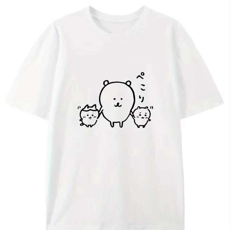 Tops Das neue Cartoon-Personality-Design von Monday bedruckt T-Shirts Grafik-T-Shirts Hochwertige Herren-T-Shirts mit kurzen Ärmeln