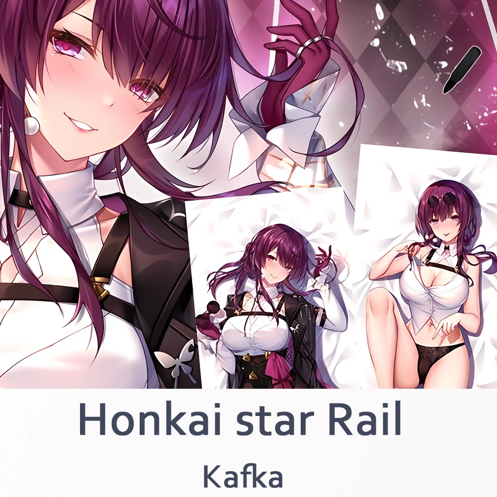 

Honkai Star Rail Kafka Dakimakura Pillow Case Anime Cosplay Hing Body Accessories Gifts