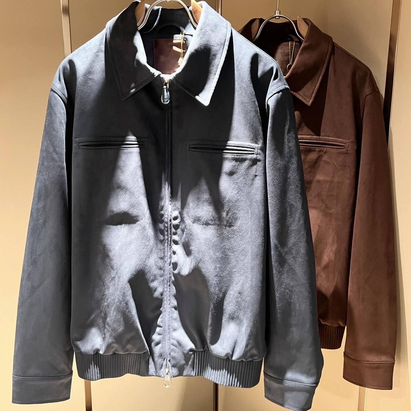 

Italy LP men's clothing 2025 autumn and winter new old money business fashion lapel men's casual windproof jacket jacket