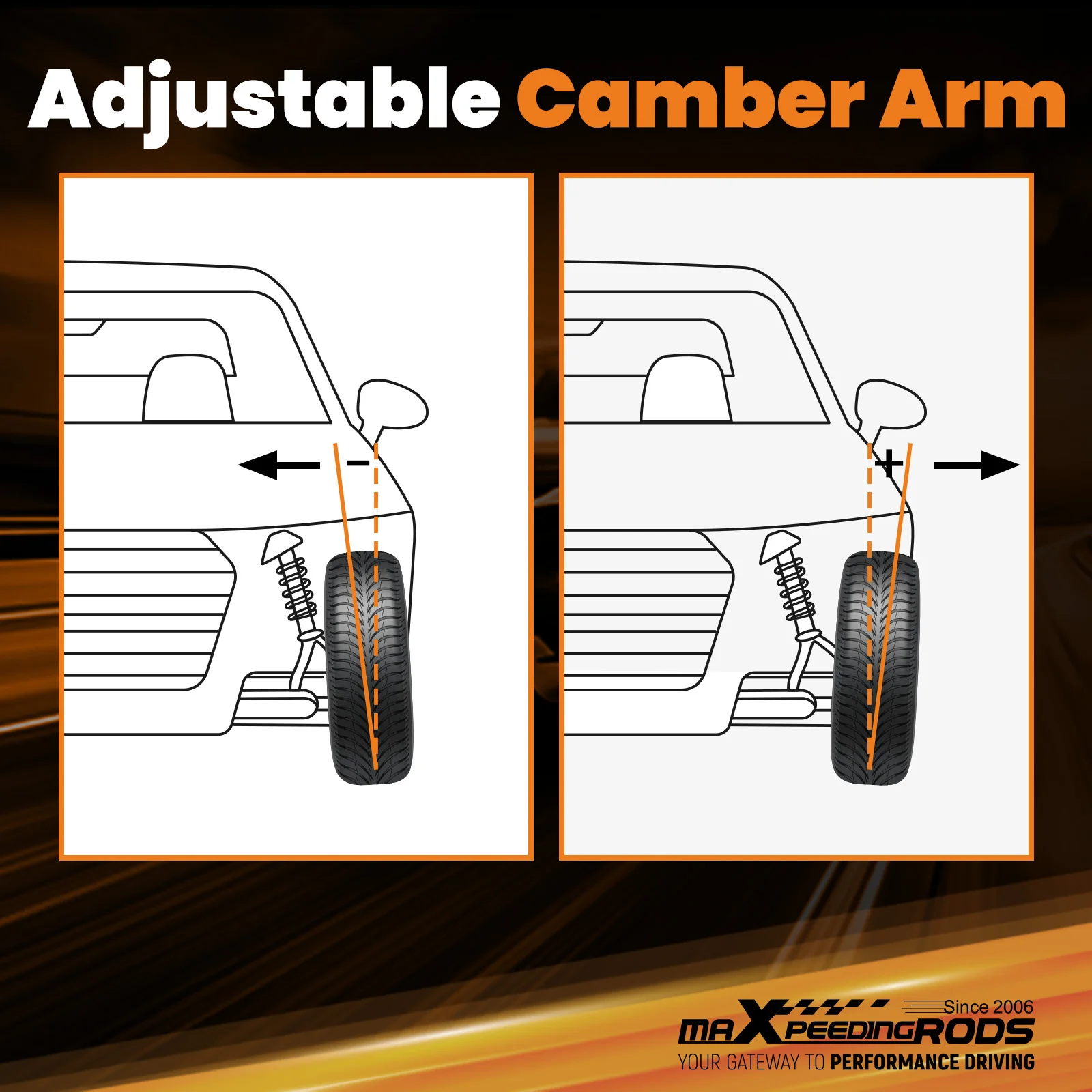 

Adjustable Rear Control Camber Toe Arms Kit for BMW E90 E92 325i 328i 335i 06-11