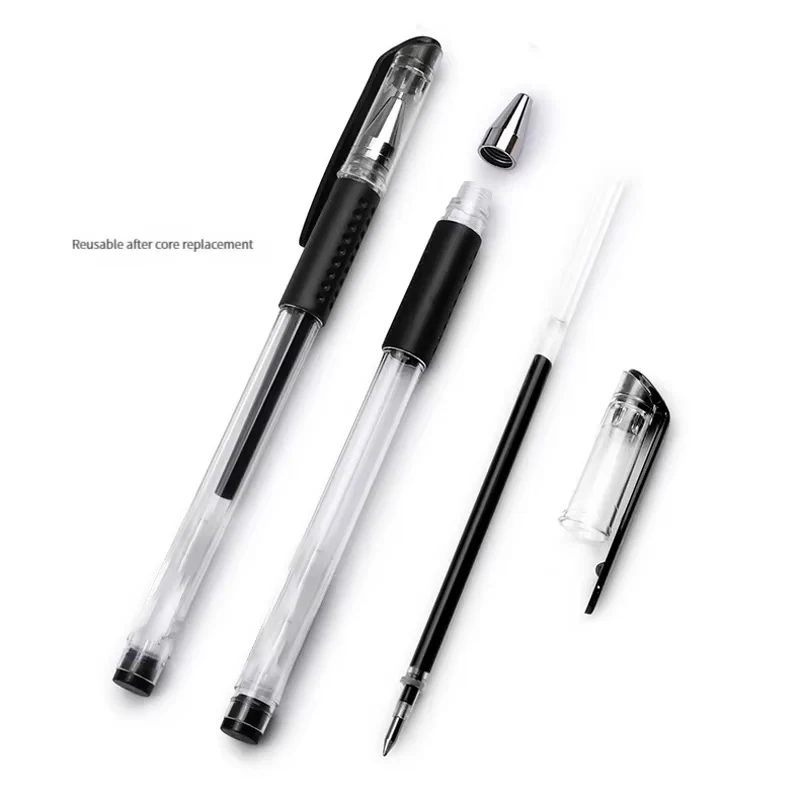 25 PCS Gel Pen Set School Supplies Black Blue Red Ink Color Ballpoint Pen Kawaii Pen Writing Tool School Office Stationery