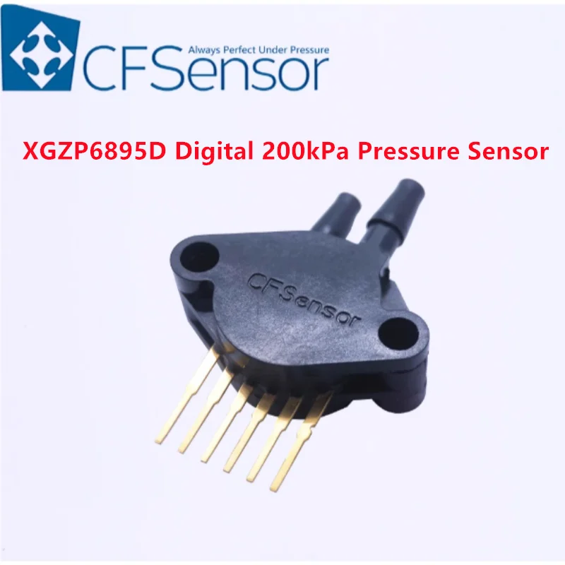 XGZP6895D digital 200kPa pressure sensor I2C differential pressure air flow detection SIP domestic/waterproof