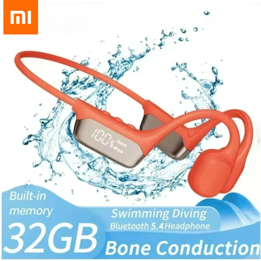 

Новые беспроводные спортивные наушники Xiaomi 2026 с костной проводимостью, Bluetooth, водонепроницаемые, с креплением на ухо, для бега и вождения