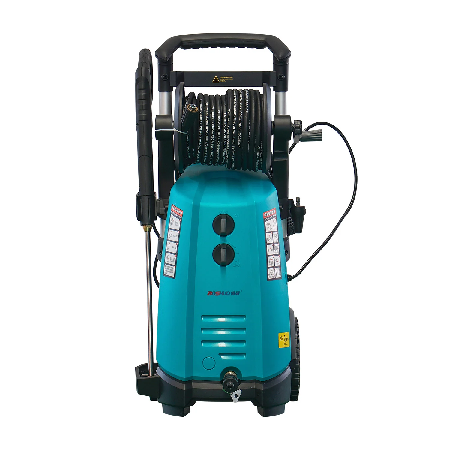 220V New 135 Bar High-Pressure Surface Cleaner 7.4L/min Electric Pump Jet Car Washer Machine for Optics