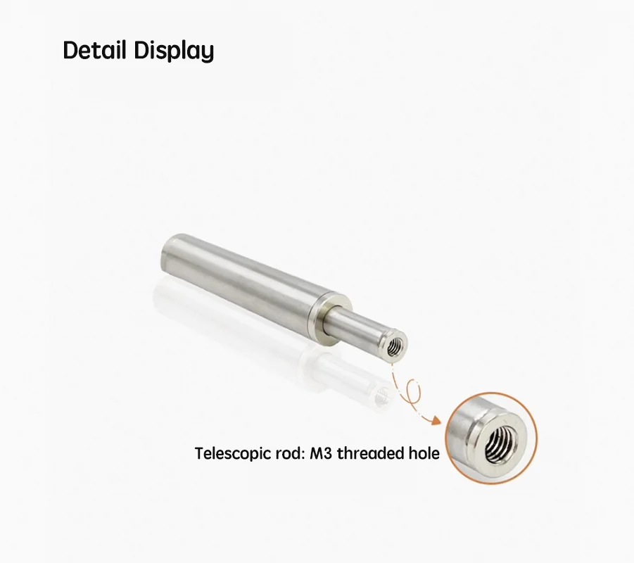 9mm 3KG DC 6V flat head micro electric push-pull telescopic rod with limit protection plate, high thrust mini linear actuator