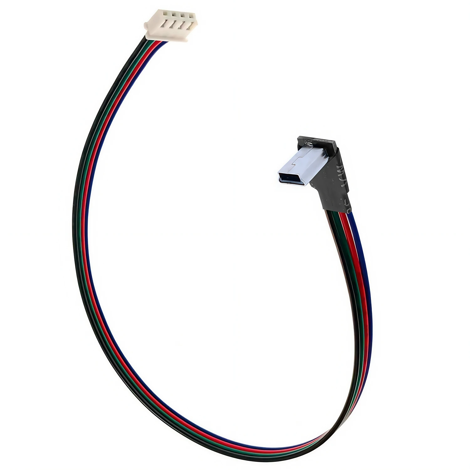 2PCS 0.3M Micro TYPE-C Mini USB 4P USB2.0 with adapter connector, PH2.0 cable length 30CM