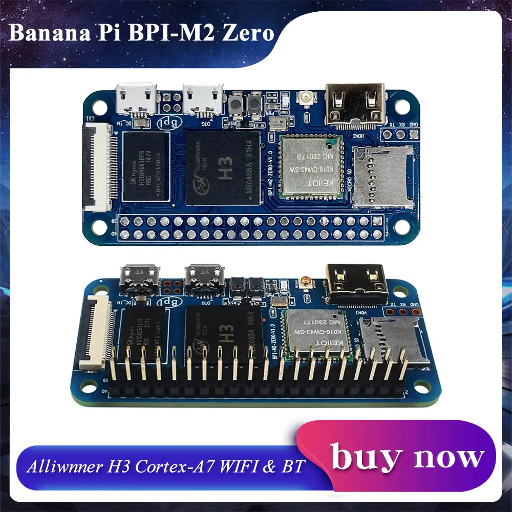 

Банан Pi BPI-M2 Zero с чипом Allwinner H3, совместимым с raspberry pi zero size