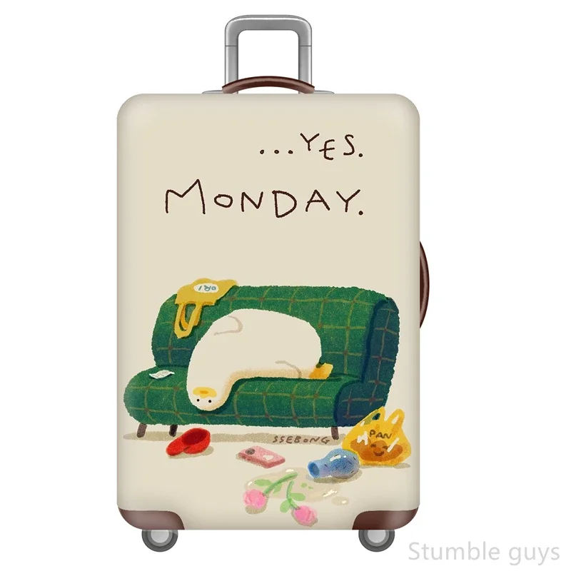 

Durable Elastic Luggage Cover Anti-Dust Anti-Wear Protective Suitcase Sleeve Practical Travel Accessory All Travel Types