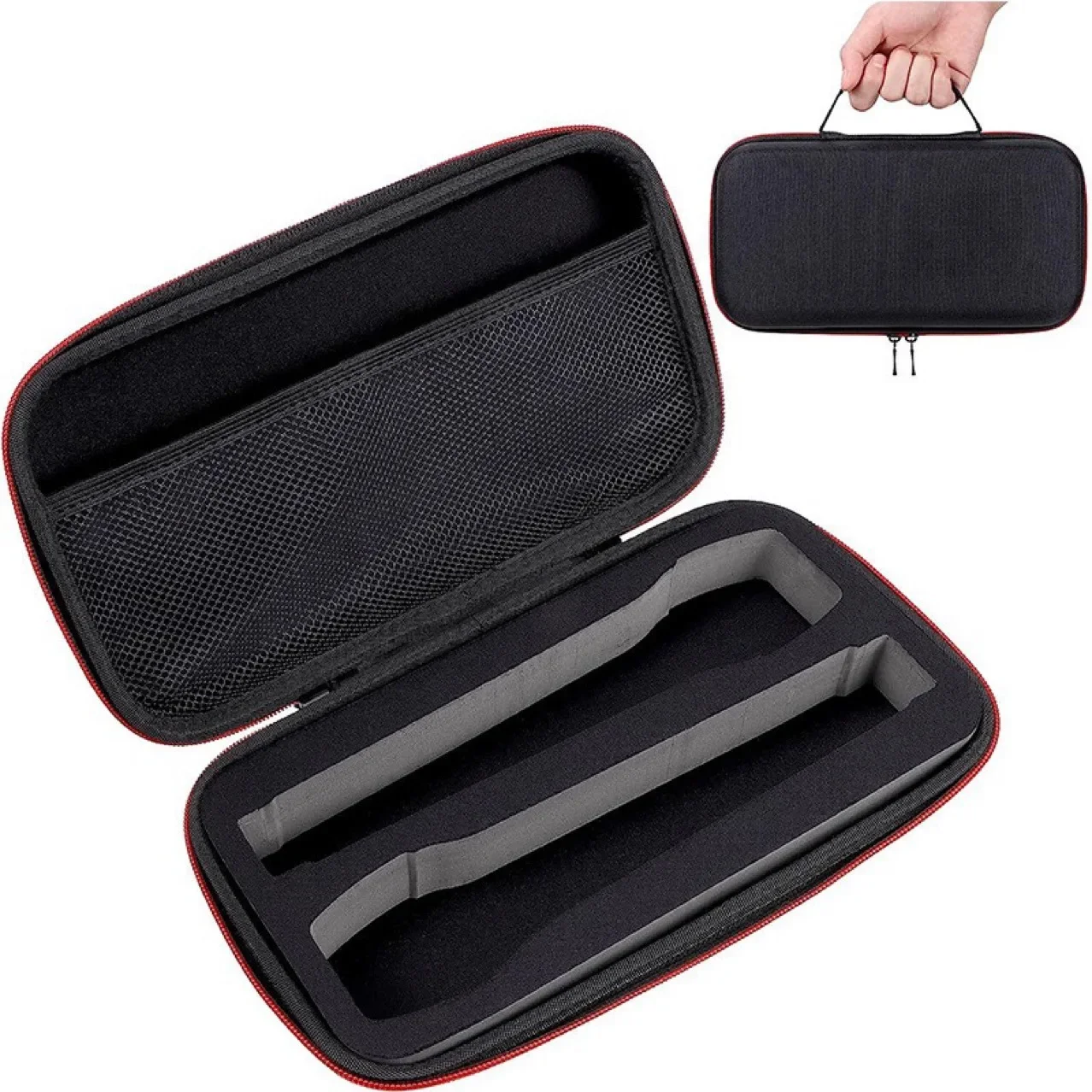 

Portable Eva Wireless Microphone Storage Bag Shockproof Large-capacity Hard Case Carry Bag For Accessories Cable Organizer