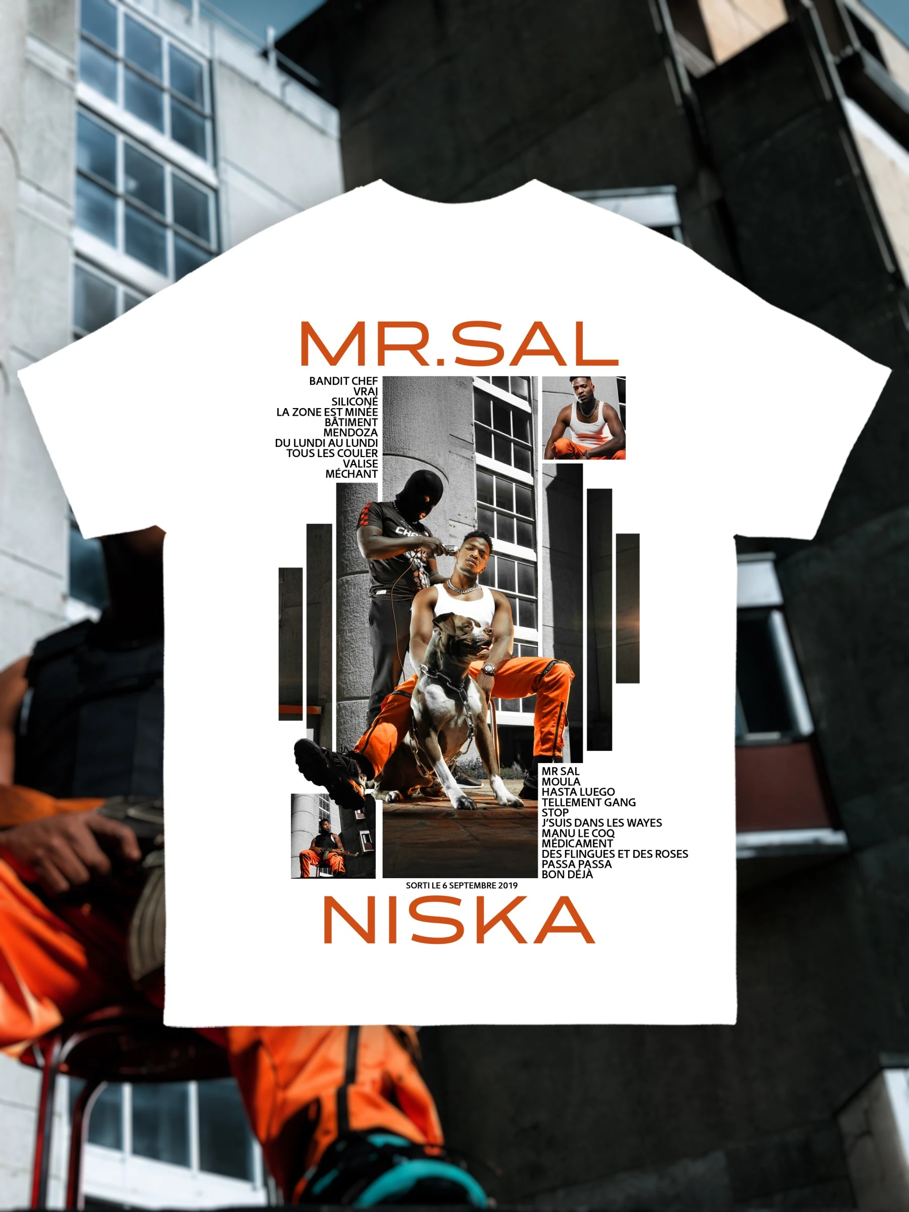 France Rapper Niska Mr Sal Album 2026 Merch New T shirt 100%Cotton Unisex Men‘s Women's T-Shirt Fans Tour Fashion Y2k Casual Tee
