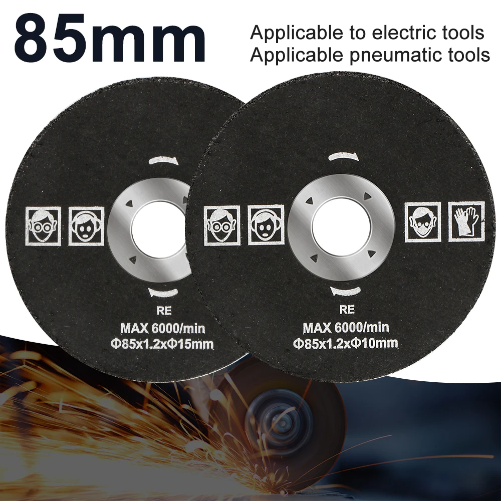 CMCP 85mm Trennscheiben 85x1 0/15mm Rund Resin Schleifen Rad Sägeblätter Für Metall Schneiden Faser trennscheibe Schleif Werkzeuge