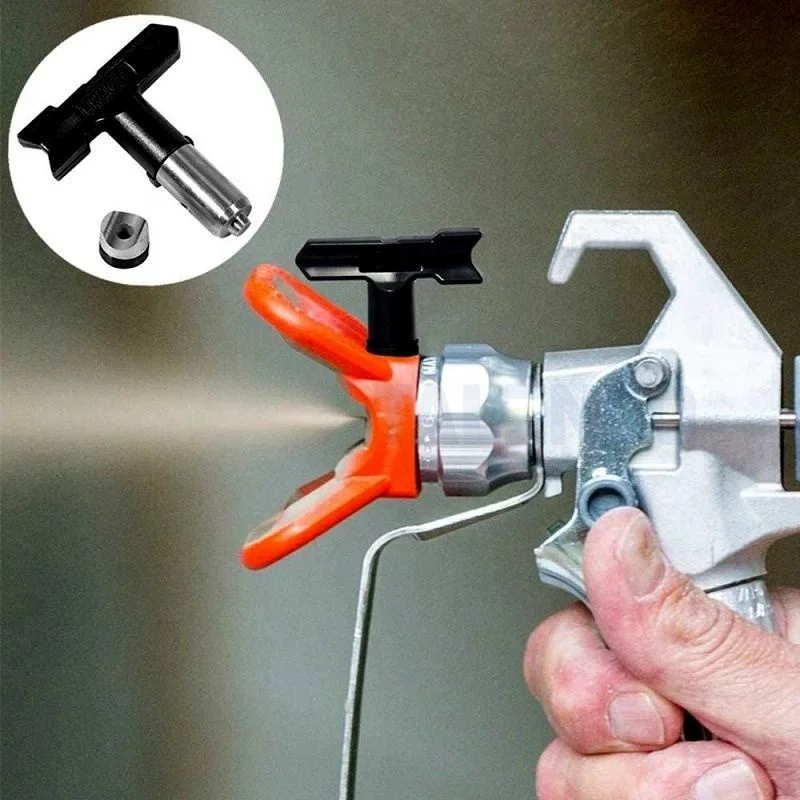 Airless Spray Gun Tip Multi Series Tungsten Steel Reversible Gun Paint Nozzle Tip Head