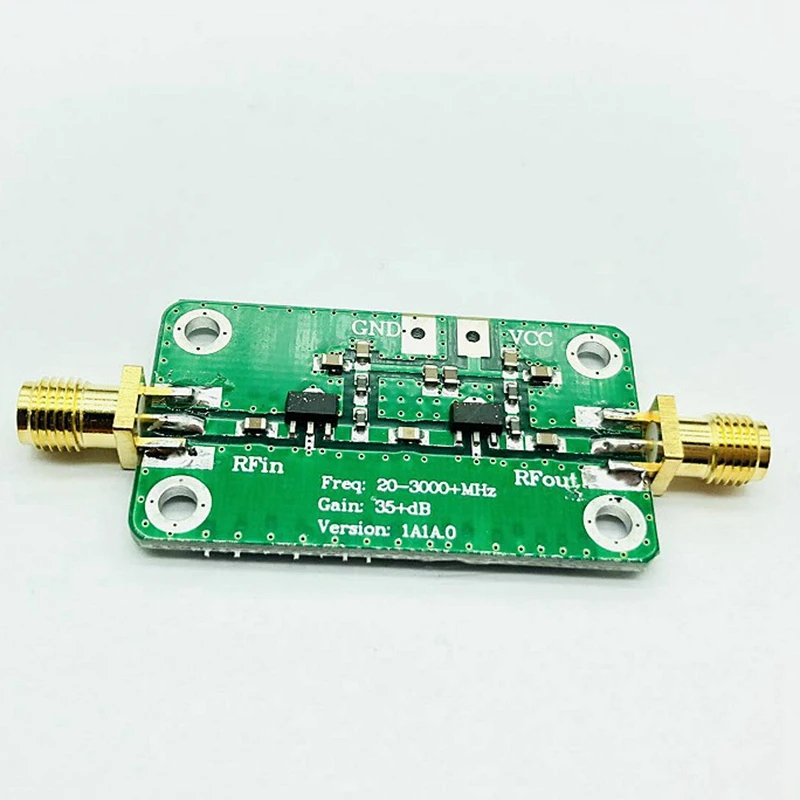 RF Signal Amplifier Module DC 3.3-6V 20-3000Mhz 35DB Amplification Gain Low Noise For Broadband