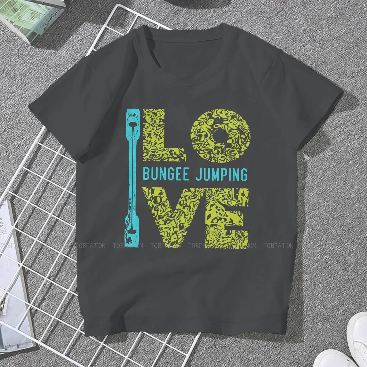 I Love  4XL TShirt Bungee Jumping Jump Extreme Sport Style Streetwear Comfortable T Shirt Women Short Sleeve Special