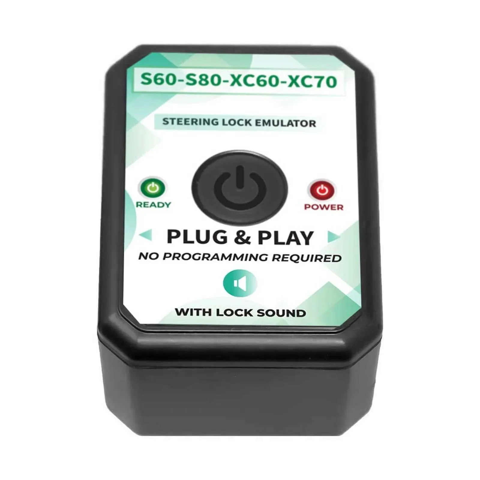 KEYECU Steering Lock Simulator Emulator With Lock Sound for Volvo S60 S80 XC60 XC70 P31202262 / P30776153 / P31202090