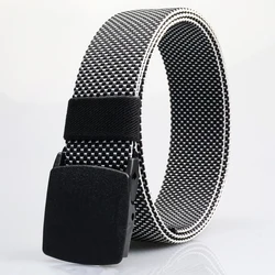 3.8cm Casual Nylon Men's Belt Outdoor Sports Breathable Canvas Belt Unisex Waistband