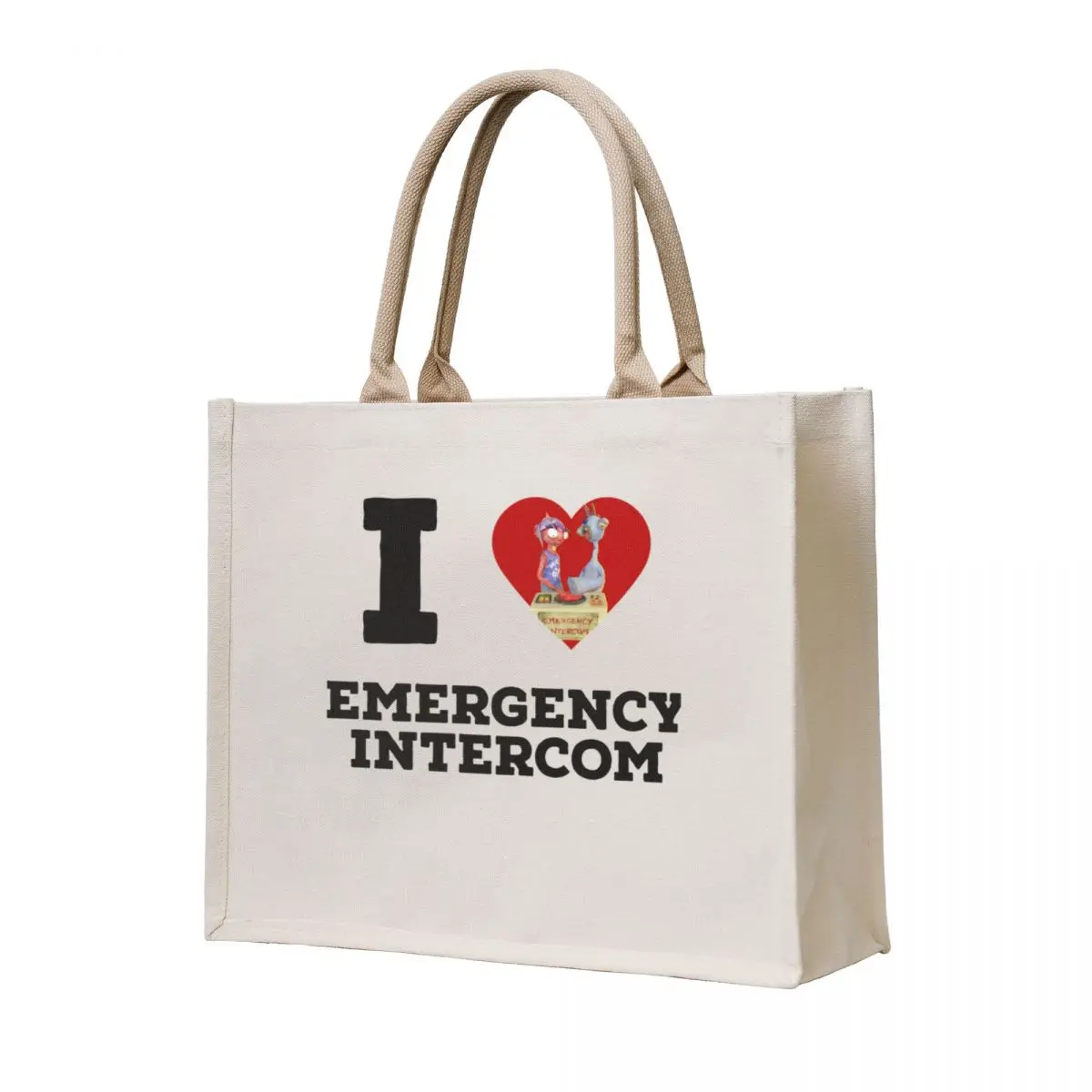 

i heart emergency intercom Tote Bag Woman shopper bag eco pack hand bag ladies university shopper