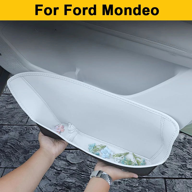 

Для Ford Mondeo 2022 2023 2024 2025 автомобильный дверной коврик, кожаный перчаточный ящик, передняя задняя боковая дверь автомобиля, боковой ящик для хранения, аксессуары