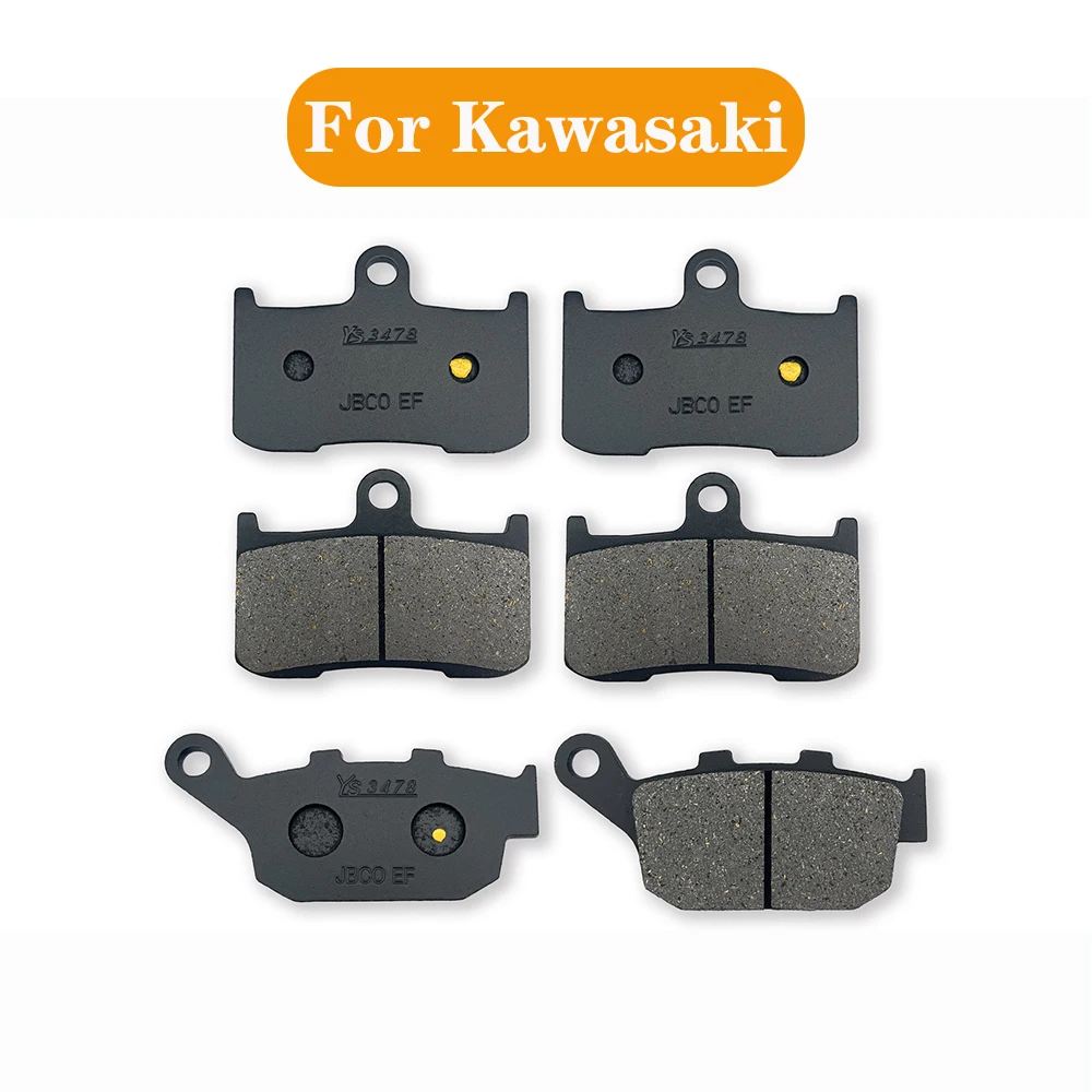 

Motorcycle Brake Pads For Kawasaki Z800 13-16 Z900 16-19 Front and Rear Brake Pads disc brakes Accessories