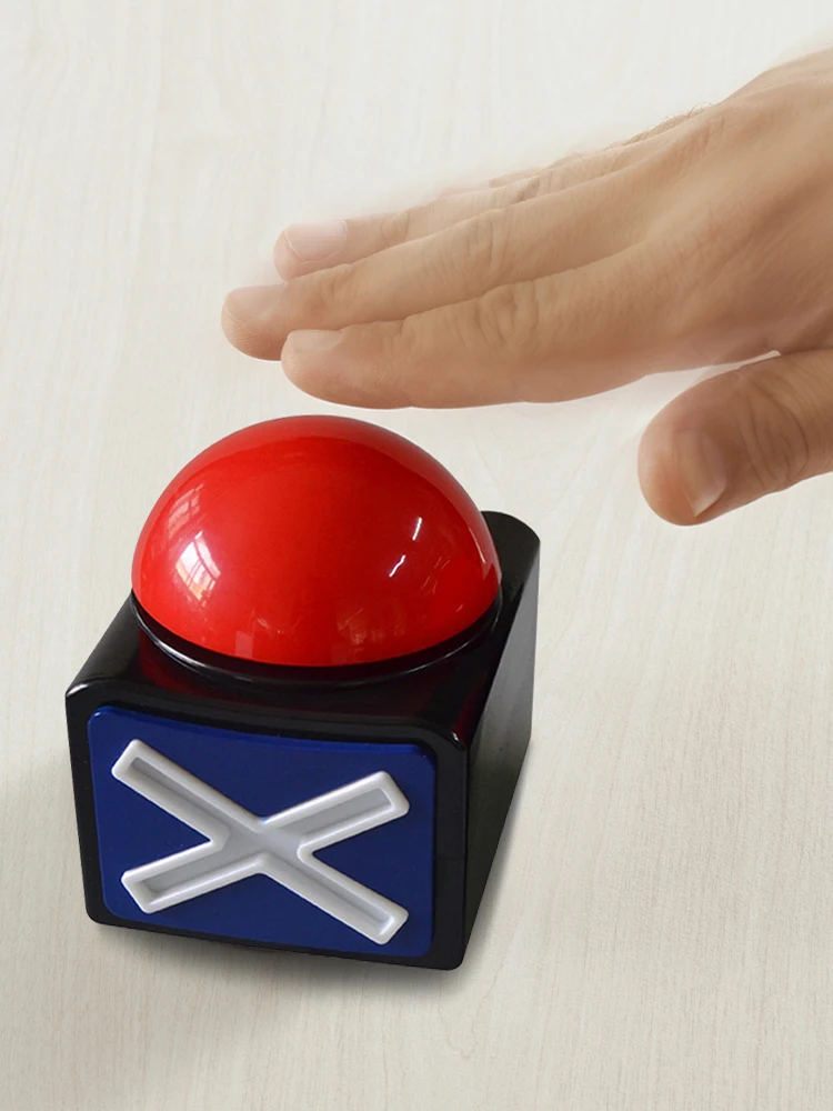 5-1 Piezas de Botones de Respuesta Educativos, Botones de Respuesta Interactivos para Juegos, para el Aprendizaje Interactivo de los Niños, Juego Familiar, Botón de Alarma para Programas de Preguntas y Respuestas