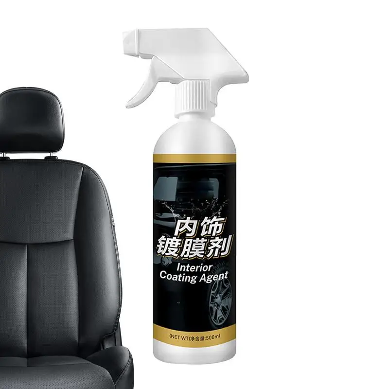 

500ml Multifunctional Car Trim Restorer Polish Refurbishment Spray for Interior Dashboard Coating Long-lasting Cleaner Agent