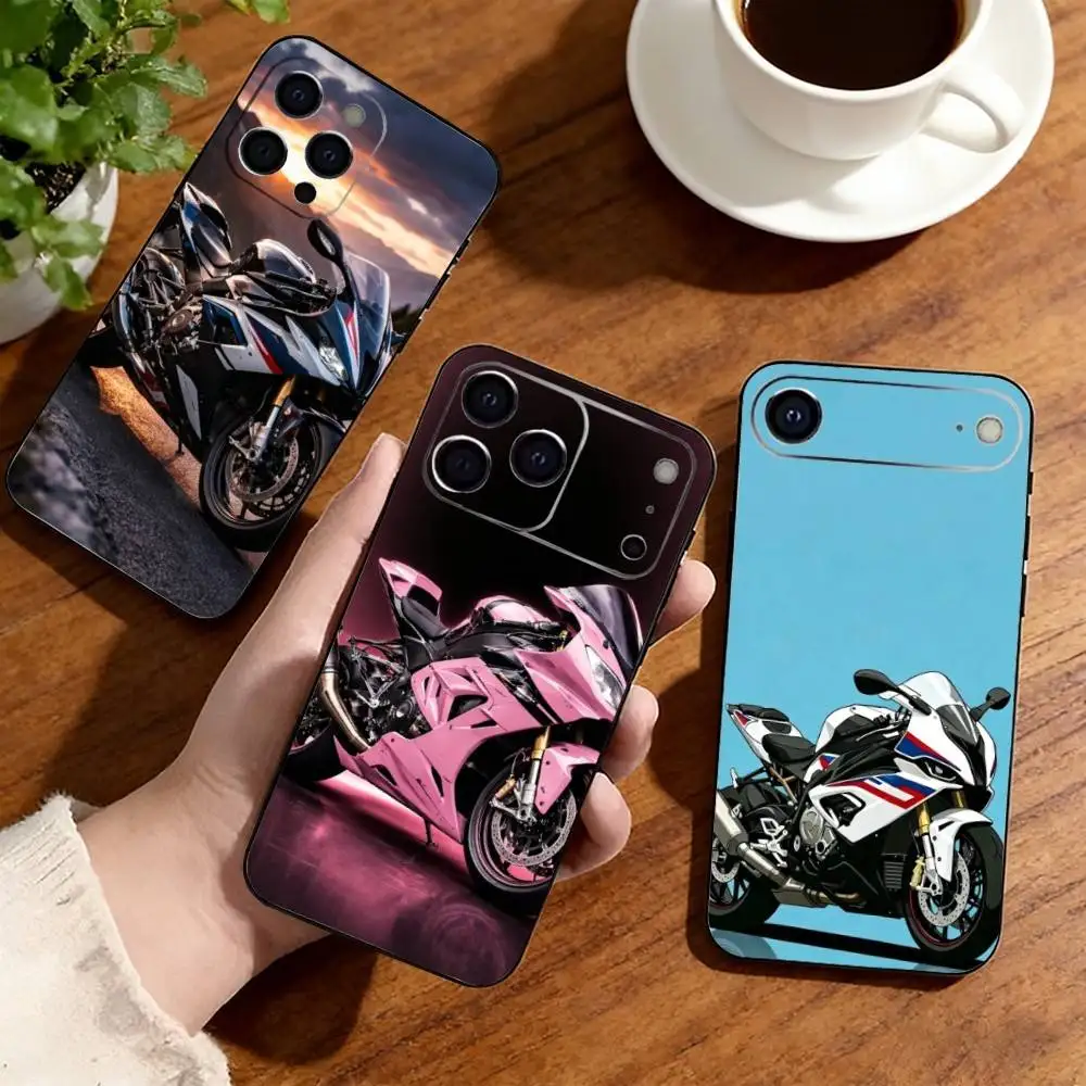 Cool S-s1000rr Motorcycle  Phone Case For iPhone17,16,15,14,13,12,11 Plus,Pro Soft Silicone Black Cover