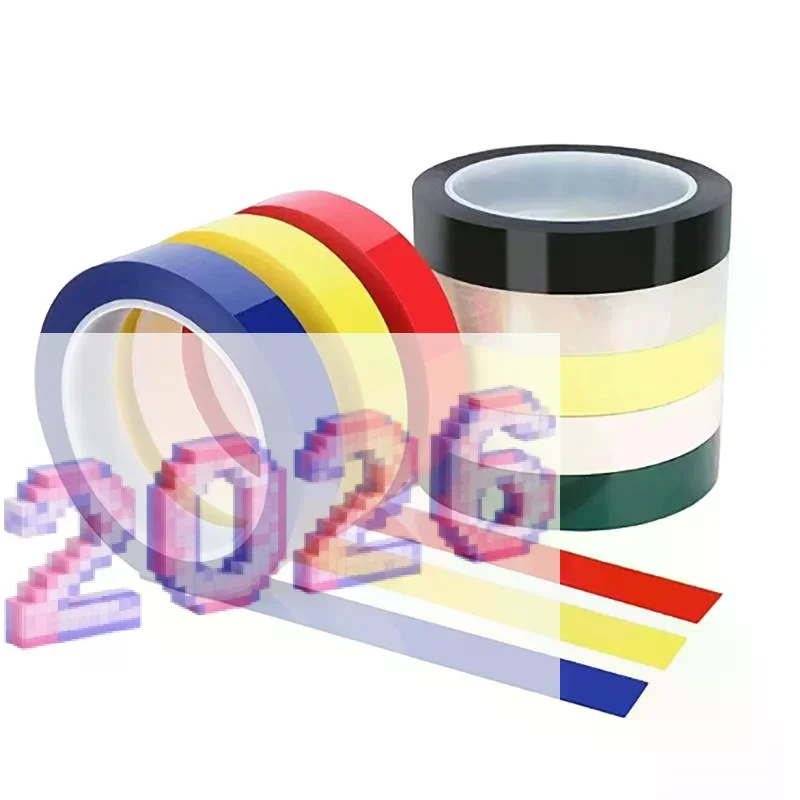 1pc 5/8mm Length 66M 5S Desktop Positioning Tape Marking Tape Whiteboard Color Discrimination Warning Drawing Grid Line