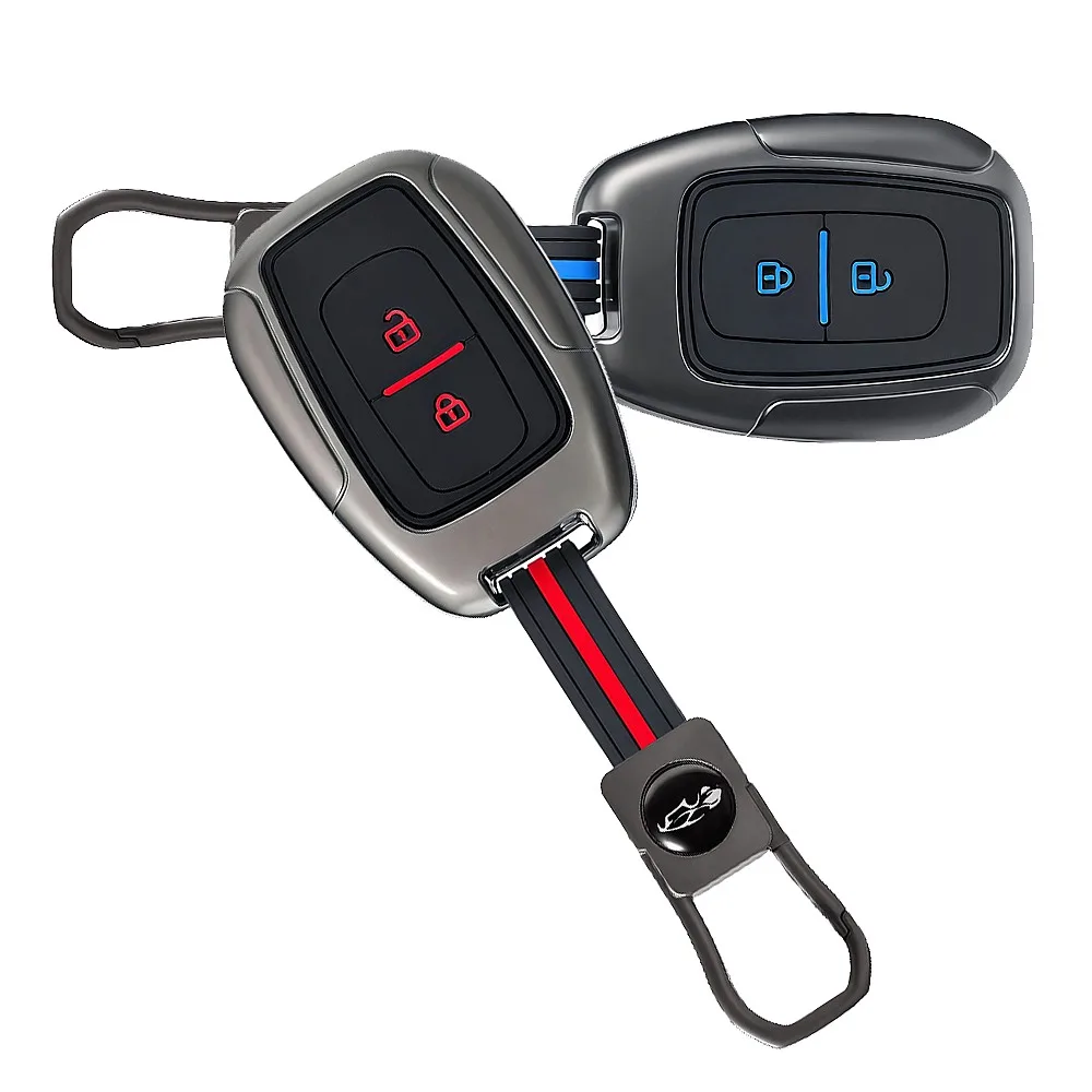 Zinc Alloy Silicone Auto Key Shell For Renault Clio Modus Dacia Sandero Logan Duster 2019-2021