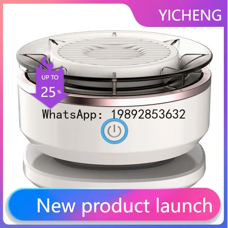 Máquina para lavar frutas y verduras ZZ, purificador de alimentos giratorio portátil inalámbrico para eliminar residuos de pesticidas en el hogar