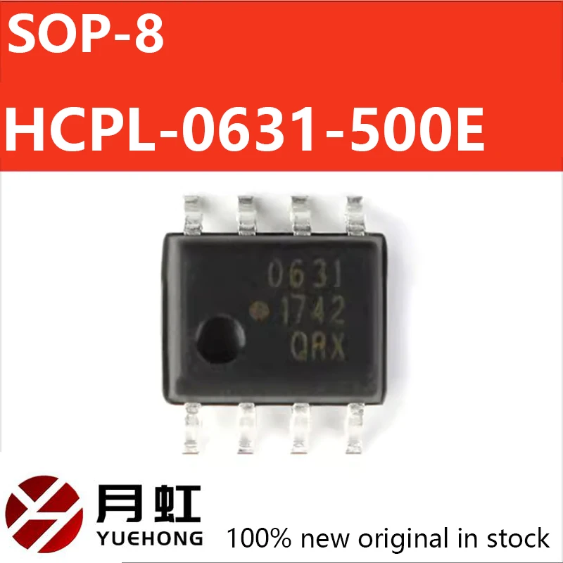 1/10/100pcs HCPL-0631-500E Original genuine SMT HCPL-0631-500E SOP-8 logic gate optocoupler chip